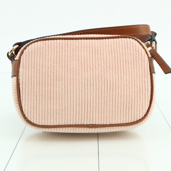 NWT CHLOÉ Light Pink Ribbed Bag With Logo - Picture 3 of 16